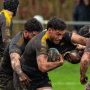 Action from a muddy day at Northwich as Wirral triumphed 31-13