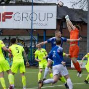 Vauxhall Motors on the attack in their 2-2 draw at Leek Town