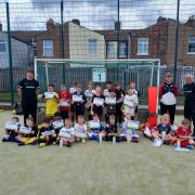 Picture taken during school summer camp at Prenton Rugby Club last year