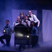 Production shot from Bugsy Malone at the Floral Pavilion Theatre