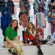 Wirral fashion designer exhibits punk clothes in charity shop