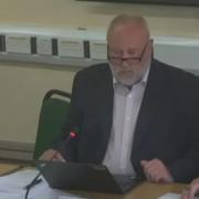 Director of Regeneration David Hughes (left) at a Economy, Regeneration, and Housing Committee meeting (Image: Wirral Council)