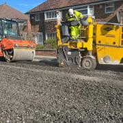 Recent road improvement work on Wirral