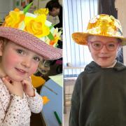 Lyla-Rose Lilliott and Hattie Wainwright made some fantastic Easter bonnets last year