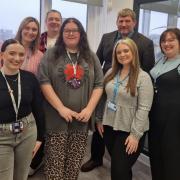 Wirral Met College teacher training students and lecturers celebrate Ofsted Outstanding success in partnership with Edge Hill University.