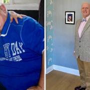 Before and after: John Astbury lost a 'life-changing' 10 stone