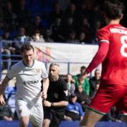 Action from Tranmere's 3-1 home defeat to Walsall
