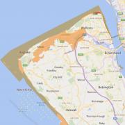 The Wirral areas with flood warnings in place