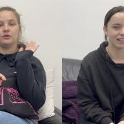 Abbey and Tia (pictured) have spoken about their experiences at Our Space