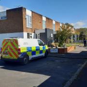 The scene in Spital where the body of 90-year-old  Myra Thompson was found