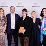Representatives from the Open Door Charity with their GSK IMPACT Award