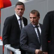 Jamie Carragher and Brendan Rodgers arrive at Anfield for the last memorial service to mark 27 years to the day since the tragedy