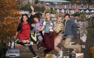 Main characters Nicola Coughlan, Saoirse-Monica Jackson, Louisa Harland, Jamie-Lee O’Donnell and Dylan Llewellyn (Channel 4)