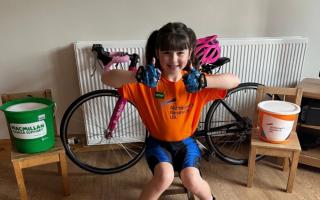 Heidi will be virtually cycling from London to Paris.
