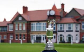 A view of the Claret Jug during The Open Media Day at Royal Liverpool Golf Club