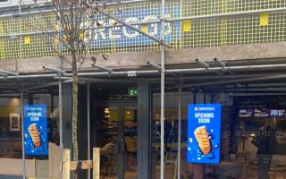 The new Greggs has indoor seating