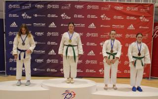 Amber Donaghy wins gold at the British Judo Championships in Sheffield