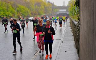 Runners during last year's Mersey Tunnel 10K