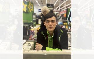 Asda Ellesmere Port employee Alex as been hailed as a "credit to the store". Picture: Asda.