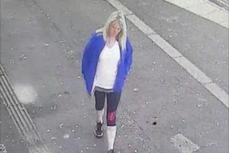 Anita Stevenson captured on CCTV on the day she disappeared