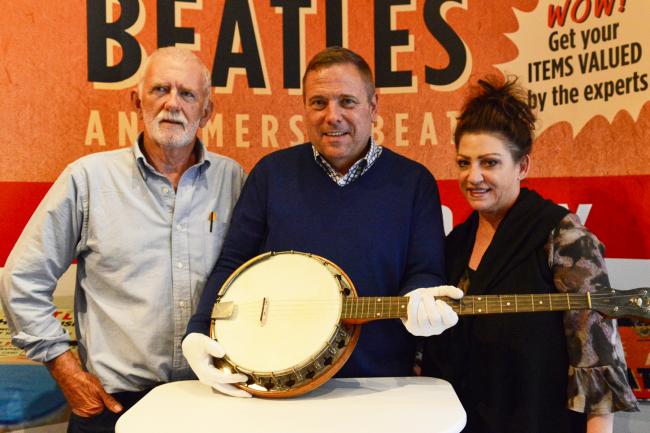 The London's Hard Rock Cafe event discovered Quarrymen member Rod Davis' banjo which was valued at around £10,000